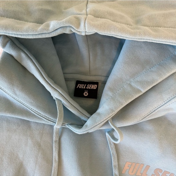 FULL SEND Reflective Logo Hoodie | BLUE | M - Picture 3 of 4